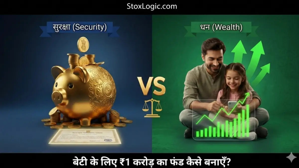 Sukanya Samriddhi Yojana vs Mutual Fund SIP investment comparison for daughter's future in Hindi.