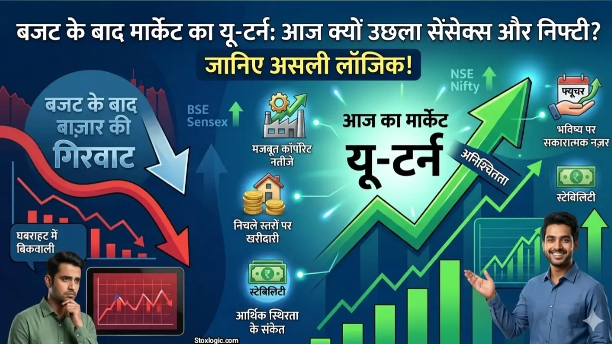 शेयर बाजार में तेजी और मार्केट का यू-टर्न के कारण