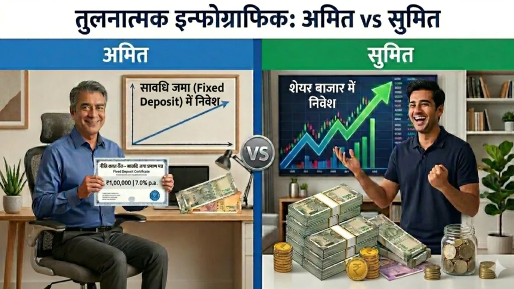 Tax Saving FD vs ELSS Mutual Fund Comparison in Hindi